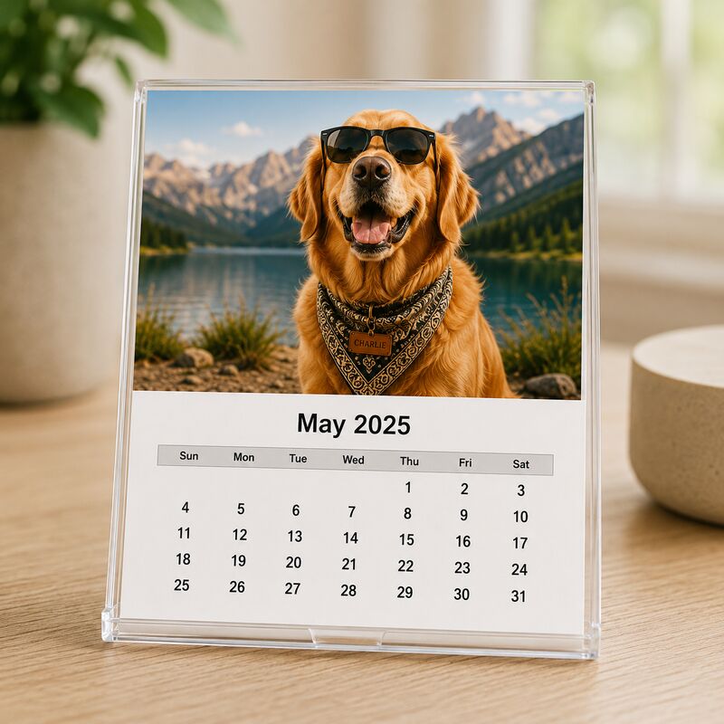CD Case Calendars — custom photo calendar printed and shipped by Calndr